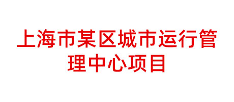 上海市某區城市運行管理中心項目